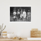 Vijf vrouwen op de ranch poster (Keuken)