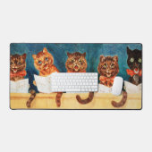Vijf zingende katten, Louis Wain Bureaumat (Keyboard & Muis)