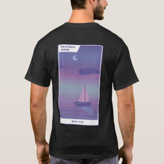 Vijf Zwaarden omgekeerd Tarot Geïnspireerde Kunst T-shirt
