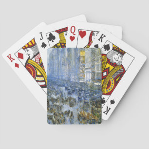 Vijfde avenue in Winter (New York City) (NYC, VS) Pokerkaarten