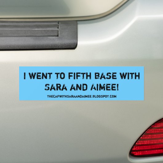 Vijfde basissticker neemt 2 bumpersticker (Op auto)