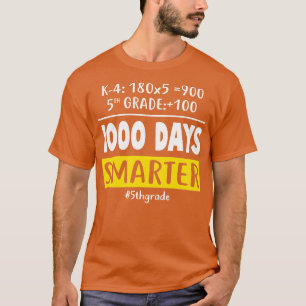 Vijfde docent 1000 dagen slimmer t-shirt