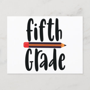 Vijfde graad briefkaart