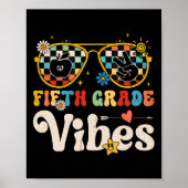 Vijfde graad Vibes - Vijfde Grade Team Retro 1e Da Poster (Voorkant)