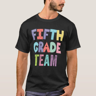 Vijfde graad vijfde klas terug naar leraar school t-shirt