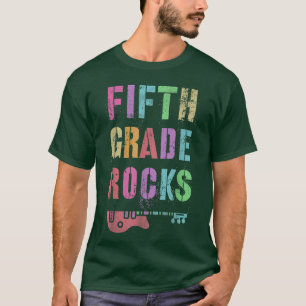 Vijfde GRADE Rocks-studentendocent Rockstar Team F T-shirt