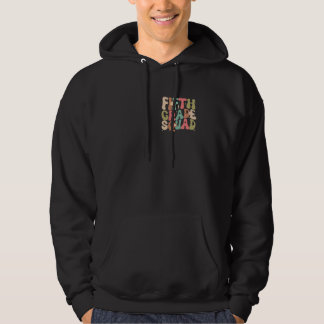 Vijfde Grade Squad Groovy Terug naar School Schatt Hoodie
