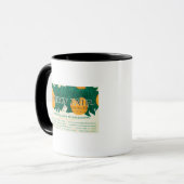 Vijfde jaarbeurs van Tulare County Citrus Mok (Voorkant links)