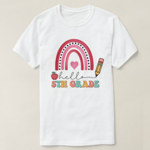 Vijfde klas school t-shirt