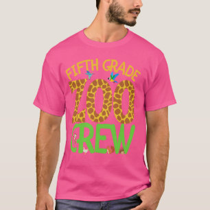 Vijfde klas Zoo Crew Terug naar School Wild Animal T-shirt
