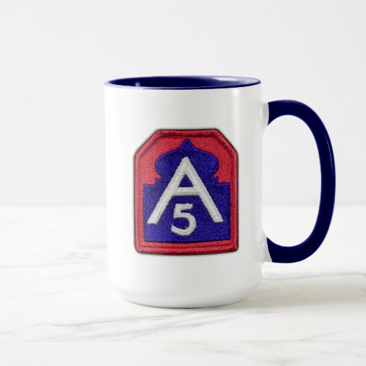 Vijfde leger voor het redden van houston veteranen mok (Rechts)