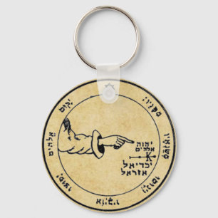 Vijfde Pentacle van de maan Sleutelhanger