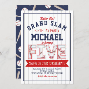 Vijfde uitnodiging voor de wedstrijd Baseball