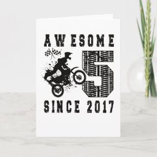 Vijfde verjaardag van Gift Dirt Bike Boy geboren i Kaart