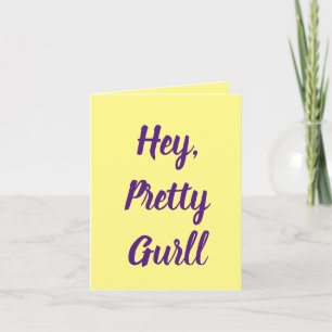 Vijfde verjaardag van het meisje bedankkaart