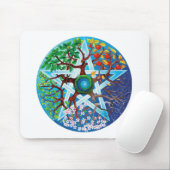 vijfhoekseizoenen muismat (Met muis)