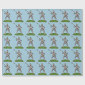 Vijftiende eeuw Engelse Knight Cadeaupapier (Vlak)