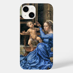 Vijftiende-eeuwse Vlaamse Madonna en Kind Case-Mate iPhone 14 Hoesje