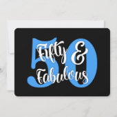 Vijftig & de Fabelachtige Blauwe Partij van de Kaart (Achterkant)