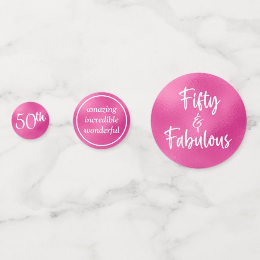 Vijftig en Fabulous Confetti (Voorkanten)