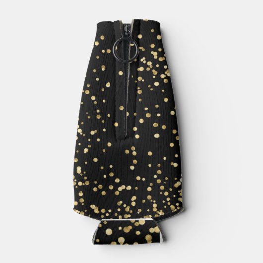 Vijftig en Fabulous Gold 50e verjaardag Flesjeskoeler (Achterkant)