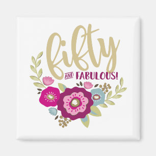 Vijftig en Fabulous Kitchen magnet Magneet