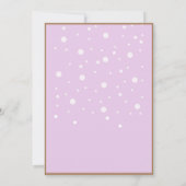 Vijftig en Fabulous Meisjesachtig Roze Goud Tekst Kaart (Achterkant)