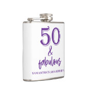 Vijftig en fantastische 50ste verjaardag heupfles (Rechts)