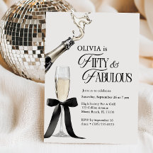 Vijftig & Fabulous Chic Champagne Boog 50ste Verja