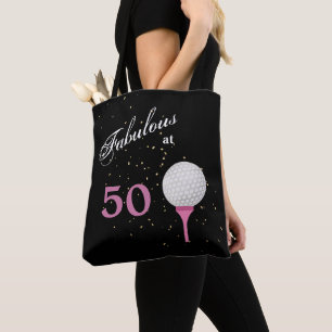 Vijftig Fabulous Golf Birthday Draagtas