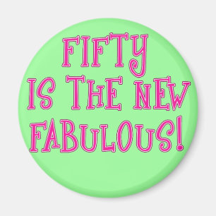 Vijftig is de Nieuwe Fabulage Producten Magneet