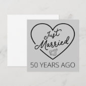 Vijftig Jaar Getrouwd III Kaart (Voorkant / Achterkant)