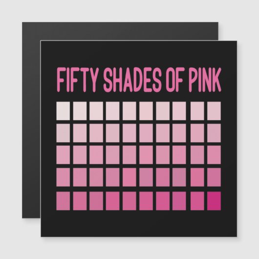 Vijftig schaduwen roze (Voorkant / Achterkant)