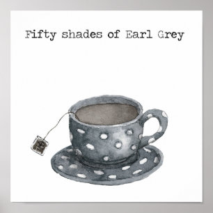 Vijftig schaduwen van Earl Grey Poster