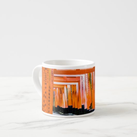 Vijftig schaduwen van het sinaasappel - Senbon Tor Espresso Kop (Voorkant links)