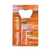 Vijftig schaduwen van het sinaasappel - Senbon Tor Kredietkaart Flessenopener (Voorkant)