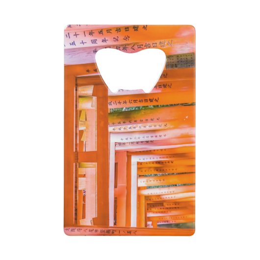 Vijftig schaduwen van het sinaasappel - Senbon Tor Kredietkaart Flessenopener (Voorkant)