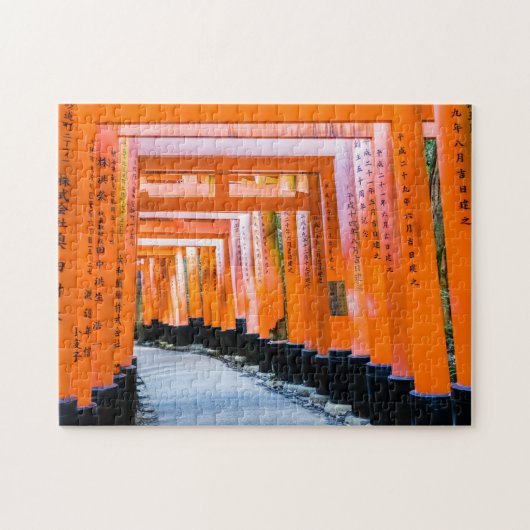 Vijftig schaduwen van het sinaasappel - Senbon Tor Legpuzzel (Horizontaal)