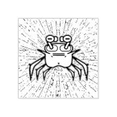 Vijkrab v4 rubberstempel (Afrduk)