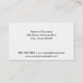 Vijver & Bamboe II Visitekaartje (Achterkant)