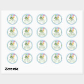 Vijver Pals Eend Baby shower sticker PPL-N#1 schil (Vel)