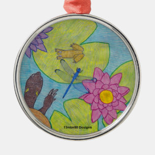 Vijver Scene - Premium Ornament