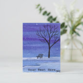 vijverbank briefkaart (Staand voorkant)