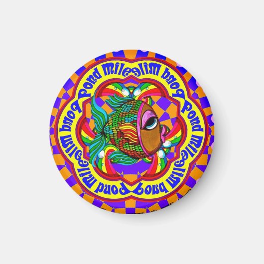 Vijvermijl vismagneet magneet (Voorkant)