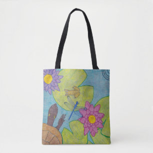 Vijverscène (enkel) - Tote Draagtas