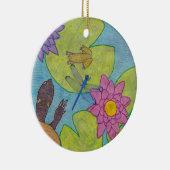 Vijverscène - Keramisch Ornament (Rechts)