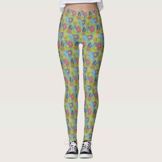 Vijverscène - Leggings (Voorkant)