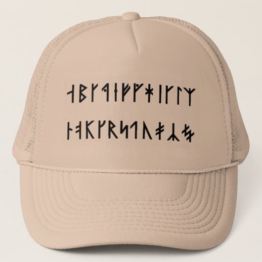 Viking Alphabet Trucker Pet (Voorkant)