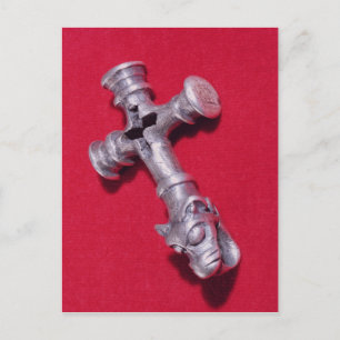 Viking amulet in de vorm van een kruis briefkaart