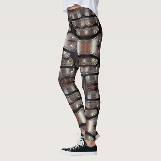 Viking Armor Design abstrait Leggings (Gauche)